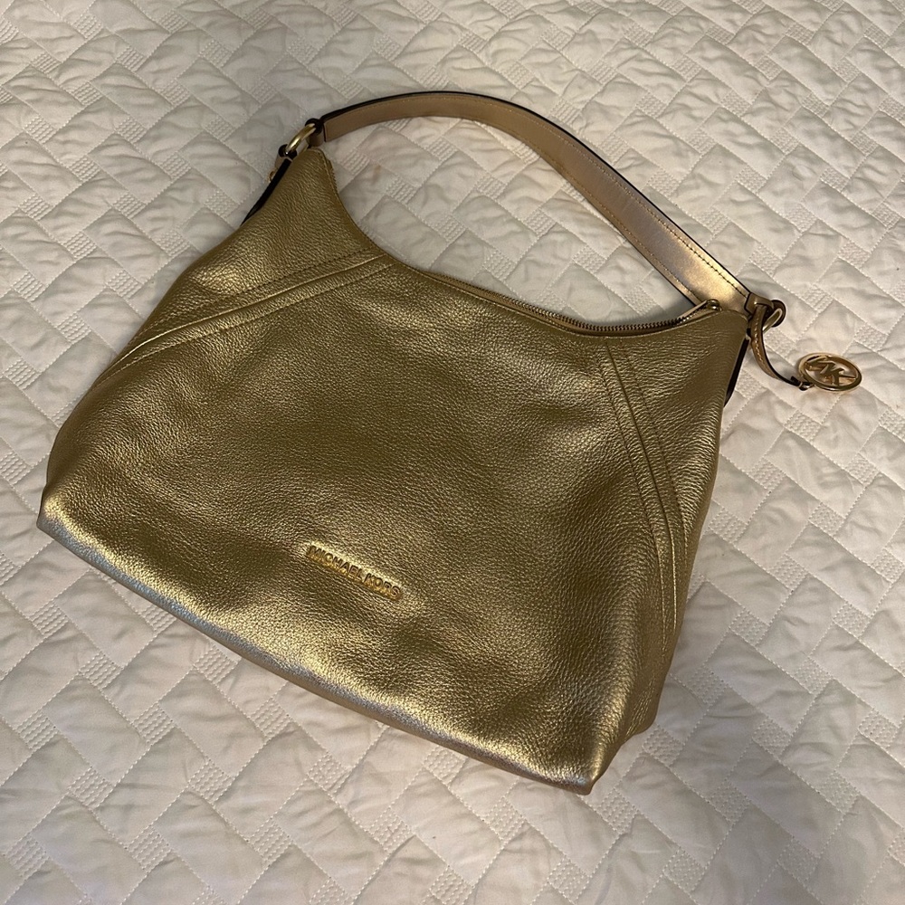 Michael Kors Metallic Gold Shoulder Bag